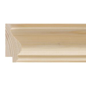 45x22mm Raw Pine Scoop Moulding