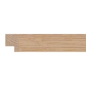 21x17mm Raw Oak Flat Moulding