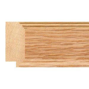 51x16mm Raw Oak Flat Moulding