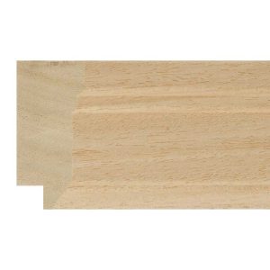 55x25mm Raw Obeche Step Moulding