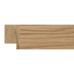 34x21mm Raw Oak Flat Moulding