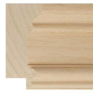 93x41mm Raw Obeche Step/Scoop Moulding