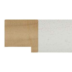 46x47mm Matt White Block Moulding