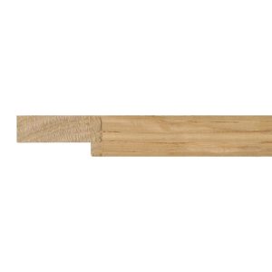 15x31mm Raw Ash Flat Moulding