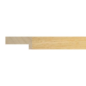 15x31mm Raw Obeche Flat Moulding