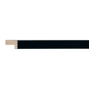 10x12mm Black Flat Moulding
