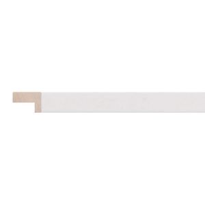 10x12mm White Flat Moulding