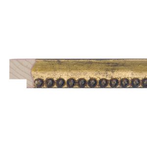 20x18mm Gold Scoop Moulding