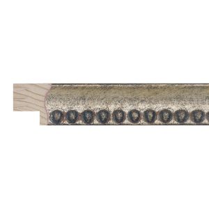 20x18mm Silver Scoop Moulding