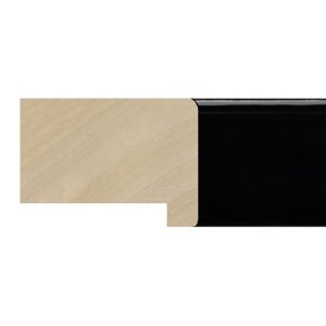 39x52mm Gloss Black Monochrome Box Moulding