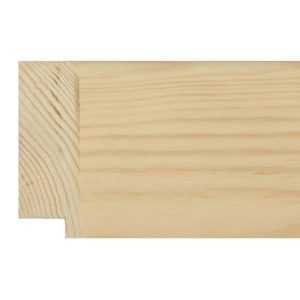 59x21mm Raw Pine Flat Moulding