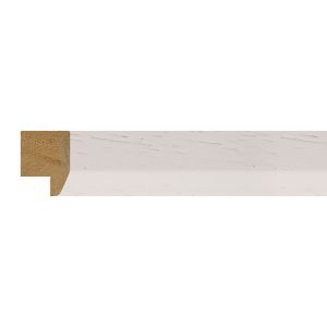 20x15mm White Bevel Moulding