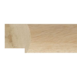 38x34mm Raw Obeche Cushion Moulding