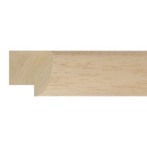 31x30mm Raw Obeche Cushion Moulding