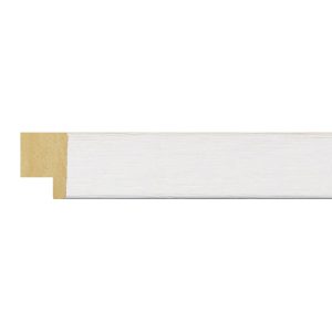 20x13mm White Ashford Flat Moulding