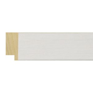 30x13mm White Ashford Flat Moulding