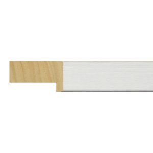 20x33mm White Ashford Flat Moulding