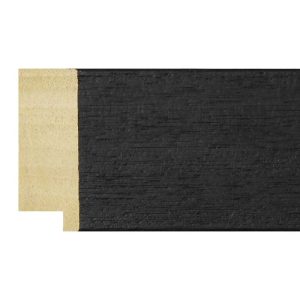 54x20mm Black Ashford Flat Moulding