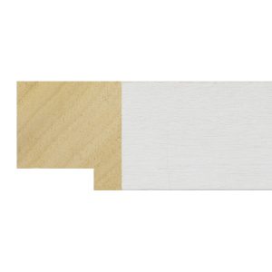 40x38mm White Ashford Flat Moulding