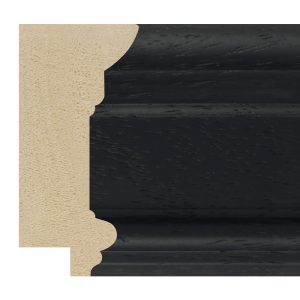 84x40mm Black Casterbridge Step Moulding