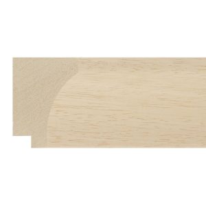 44x32mm Raw Obeche Scoop Moulding