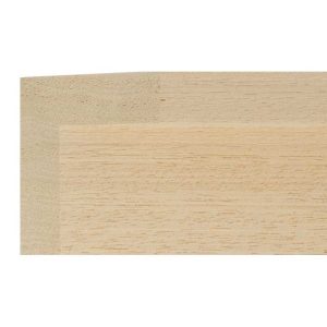 56x43mm Raw Obeche L-shape Moulding