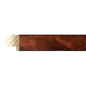 20x14mm Gloss Walnut Veneer Flat Moulding