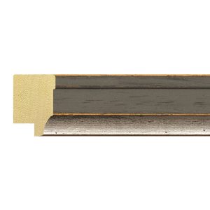 29x20mm Dark Grey/Silver Lip Burnham Step Moulding