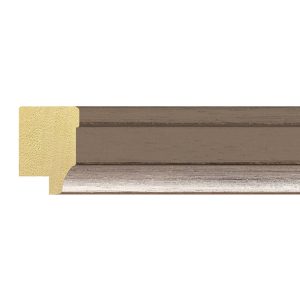 29x20mm Pale Grey/Silver Lip Burnham Step Moulding