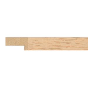 15x25mm Raw Obeche Flat Moulding
