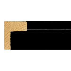 10x34mm Black L-shape Moulding