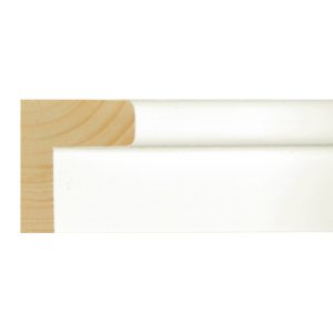 10x34mm White L-shape Moulding