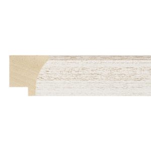 27x27mm Whitewash Scoop Moulding