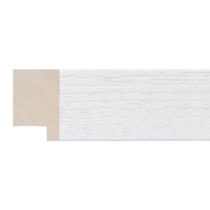 34x22mm White Flat Moulding