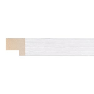 18x20mm White Flat Moulding
