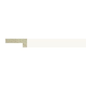 10x25mm Matt White Flat Moulding