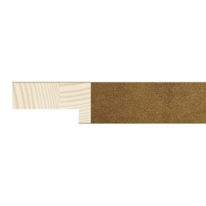 20x38mm Gold Iron Vecchio Box Moulding