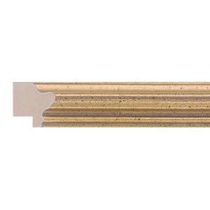 22x21mm Gold Scoop Moulding
