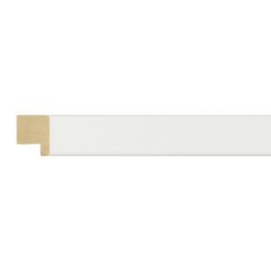 15x15mm Matt White Lyndhurst Flat Moulding