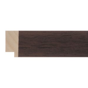 30x15mm Walnut Lyndhurst Flat Moulding