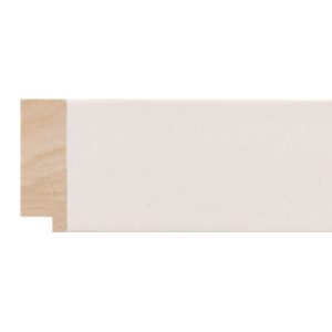 40x15mm White Lyndhurst Flat Moulding