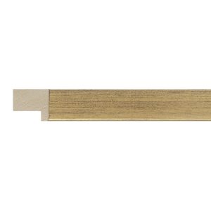 15x15mm Gold Flat Moulding