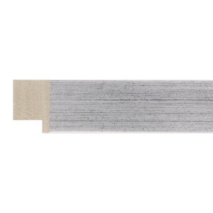 25x15mm Antique Silver Flat Moulding