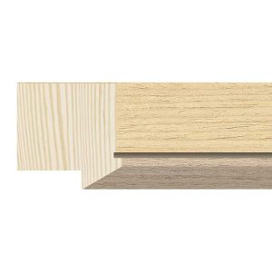 39x38mm Oak 2-Tone Pollino Bevel Moulding