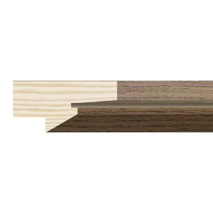 24x48mm Walnut 2-Tone Pollino Step Moulding