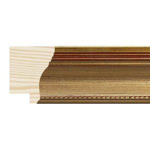 38x30mm Gold Elise Scoop Moulding