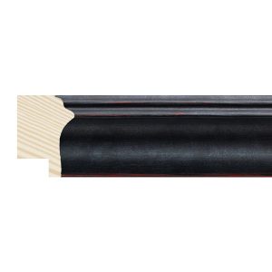 30x21mm Black Charcoal LUXE Seville Scoop Moulding