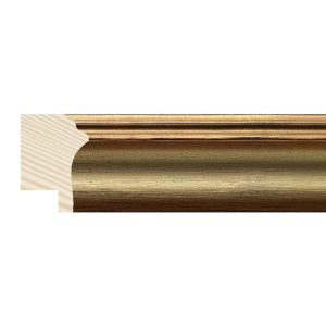 30x21mm Gold LUXE Seville Scoop Moulding