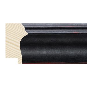 47x26mm Black Charcoal LUXE Seville Scoop Moulding