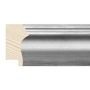 47x26mm Silver LUXE Seville Scoop Moulding